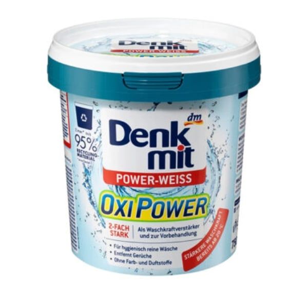Bột tẩy vết ố trên vải Denkmit Oxi Power 750g