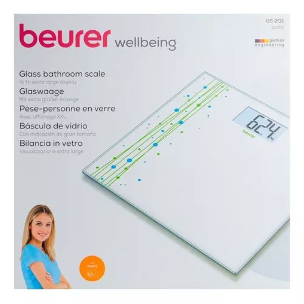 Cân điện tử Beurer GS201 | Cân sức khỏe điện tử mặt kính nhà tắm