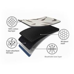  Cầu là chân cao Joseph Joseph Glide Plus (Ecru Scatter) 50032 có móc treo cửa màu trắng 