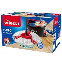  Cây lau nhà xoay Vileda Turbo 3in1 kèm 3 đầu lau (Bản Séc và VN) 