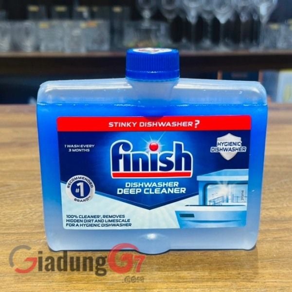 Chai vệ sinh máy rửa bát Finish 250ml bảo dưỡng máy rửa bát hiệu quả