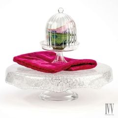  Chân bồng IVV Diamante Scalloped CakeStand 26cm 