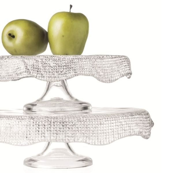 Chân bồng IVV Diamante Scalloped CakeStand 26cm