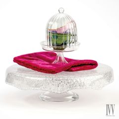  Chân bồng IVV Diamante Scalloped CakeStand 32cm 