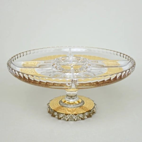 Chân bồng pha lê Ales Zverina Cake Romantic 30.5cm