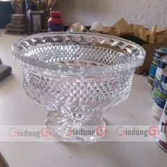  Chân bồng pha lê Bohemia Alexandria 25cm 