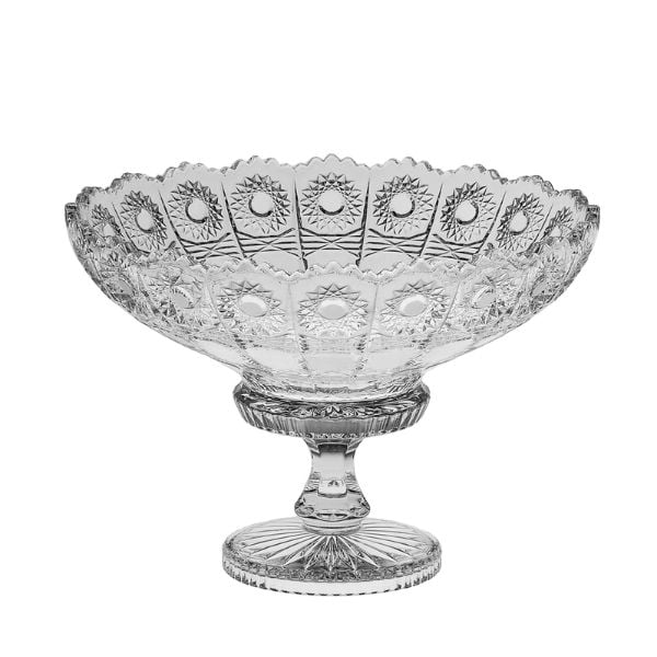 Chân bồng pha lê mài Bohemia M57 có chân đế 67009