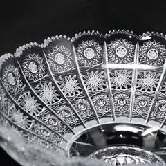  Chân bồng pha lê mài Bohemia M57 (Size 15cm, 20cm, 25cm, 30.5cm) 