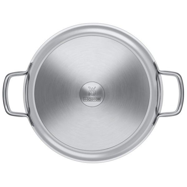 Chảo 2 quai WMF durado Serving Pan có đế Công nghệ TransTherm được cấp bằng sáng chế giúp phân bố nhiệt và giữ nhiệt lâu, tiết kiệm năng lượng.