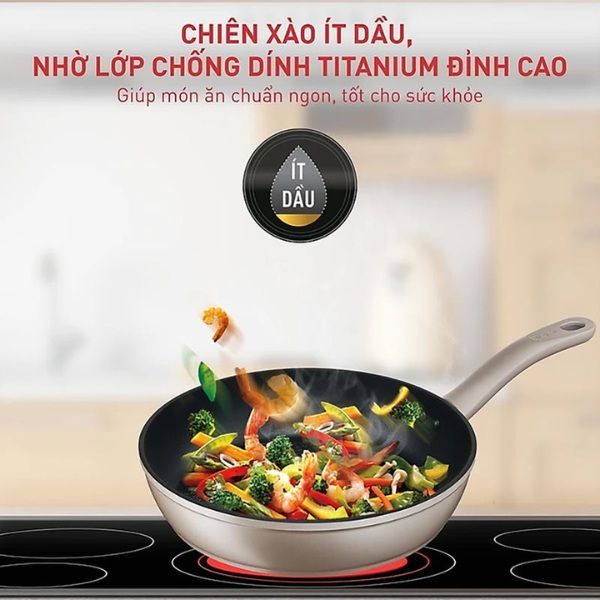Chảo chiên Tefal Sensations 3 size 24/26/28cm