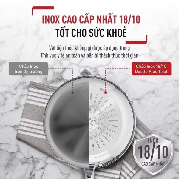 Chảo chống dính Tefal Duetto Plus 28cm