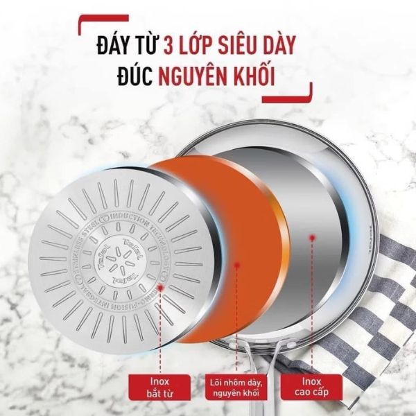 Chảo chống dính Tefal Duetto Plus 28cm