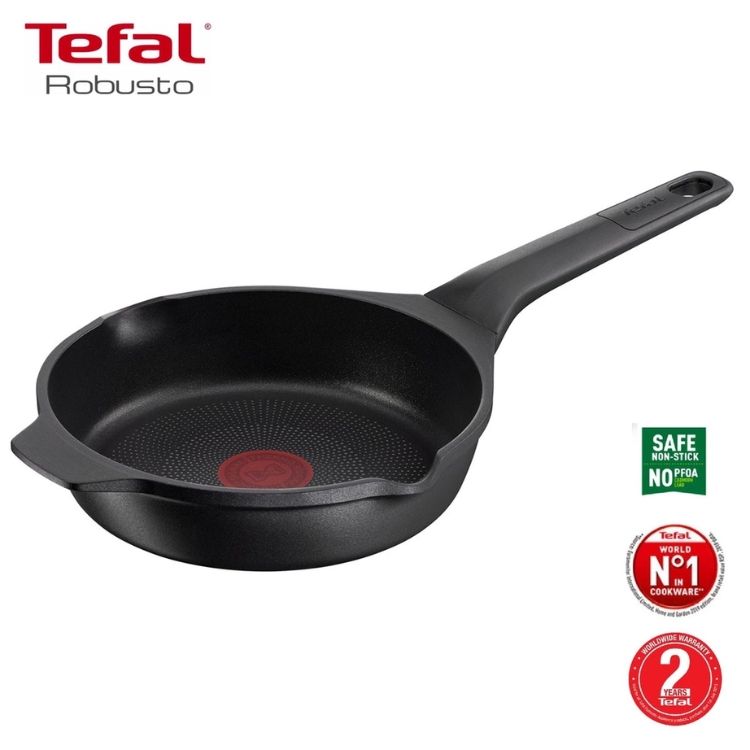 Chảo đúc Tefal Robusto 22cm có miệng rót