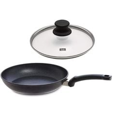  Set 2 chảo chống dính Fissler Adamant Comfort 24/28cm có nắp - Made in Germany - Tách set 