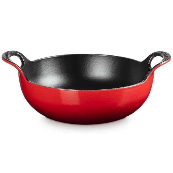 Chảo gang Le Creuset Balti 24cm màu đỏ - 2 quai cầm