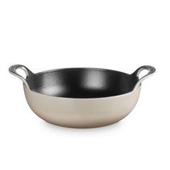  Chảo gang Le Creuset Balti 24cm màu kem 