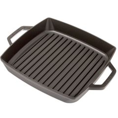  Chảo gang nướng vuông Staub 23cm màu đen 2 quai 