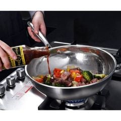  Chảo inox Casani Wokpan sâu lòng size 28cm 
