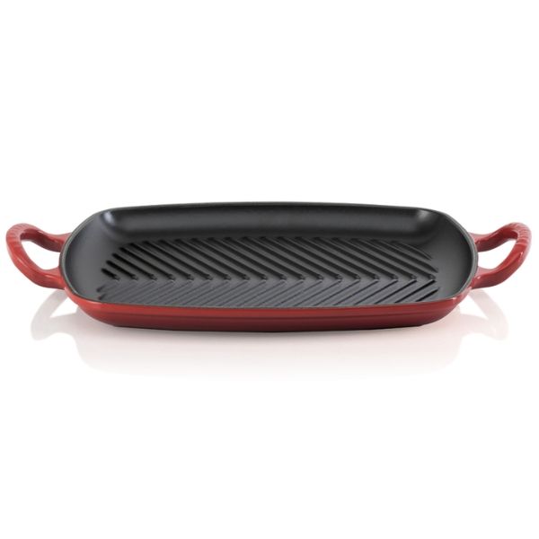 Chảo nướng hình chữ nhật Le Creuset 30x27cm màu đỏ