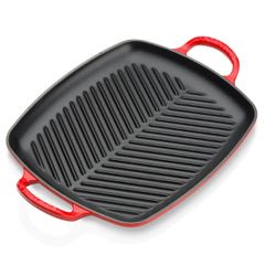  Chảo nướng hình chữ nhật Le Creuset 30x27cm màu đỏ 