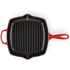  Chảo nướng vuông Le Creuset 26cm màu đỏ - Made in France 