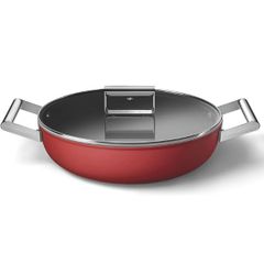  Chảo sâu lòng Smeg 28cm CKFD2811RDM có nắp (2 màu) 