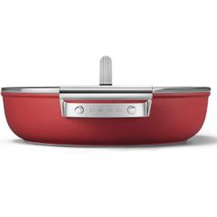  Chảo sâu lòng Smeg 28cm CKFD2811RDM có nắp (2 màu) 