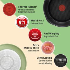  Chảo Tefal G1662524 có nắp - 22cm 