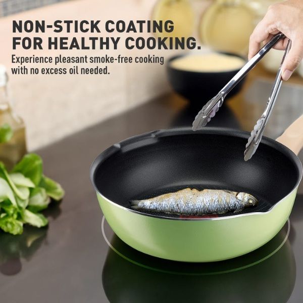 Chảo Tefal G1662524 có nắp đường kính 22cm