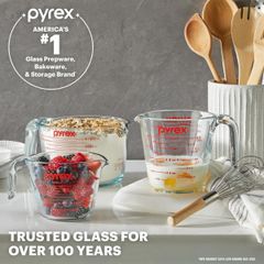  Cốc đong Pyrex thủy tinh chịu nhiệt 250ml/500ml - Made in USA 
