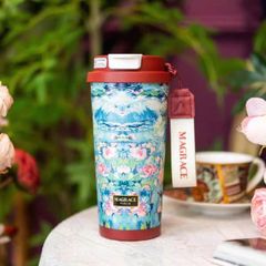  Cốc giữ nhiệt Magrace Paris 500ml kèm ống hút - 3 mẫu họa tiết inox 316 