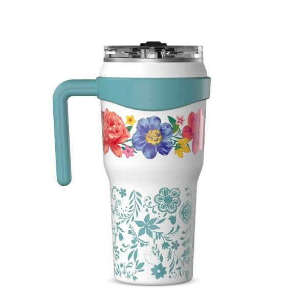 Cốc giữ nhiệt The Pioneer Woman Fancy Flourish 1.2L– Giữ Nhiệt 24h
