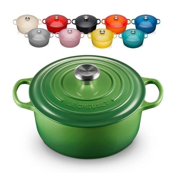 Nồi gang Le Creuset Brater Rund Evo 24cm xanh dương đậm