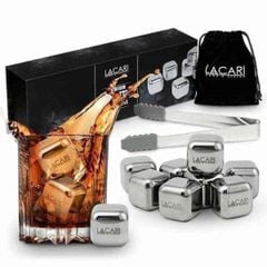  Bộ 8 đá viên inox Lacari 