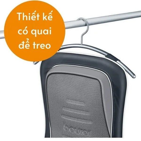 Đệm ghế massage Beurer MG315 với 4 con lăn massage shiatsu