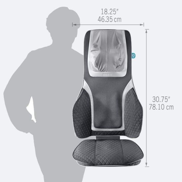 Đệm ghế massage Homedics MCS-846 công nghệ GEL touch kèm nhiệt