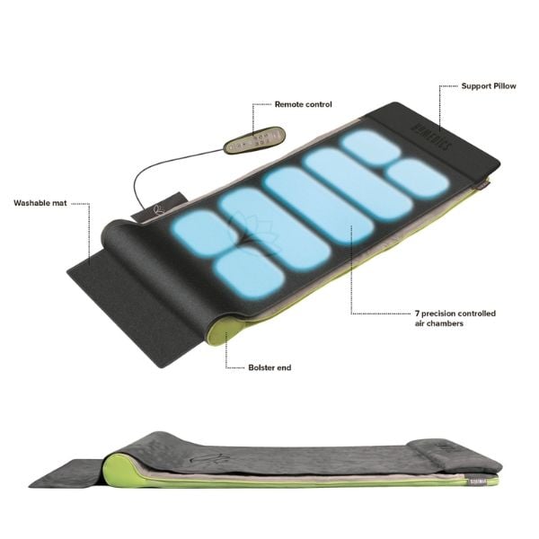 Đệm massage body HoMedics TYM-1250AT-GB công nghệ khí nén shiatsu 3D