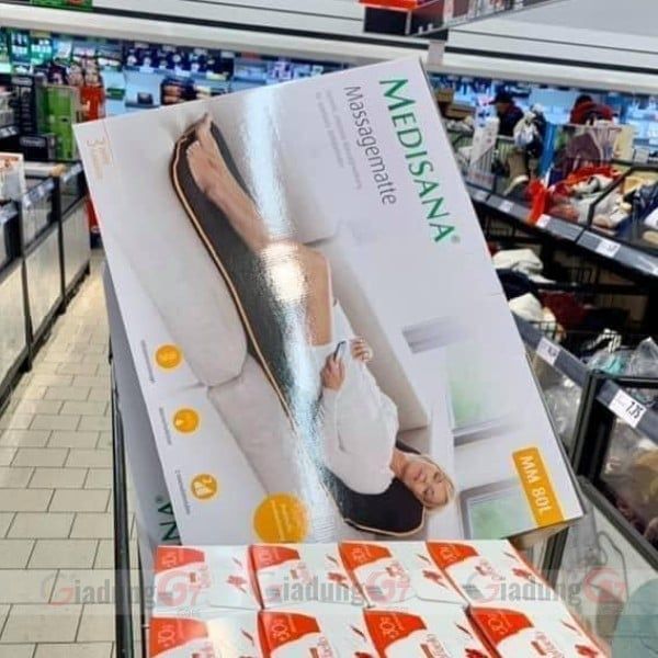 Đệm massage Medisana MM80L có rung và nhiệt 42 độ, 5 chế độ massage