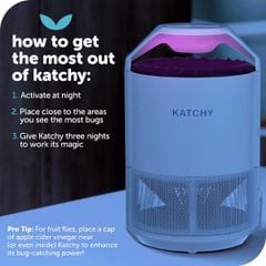  Đèn bắt muỗi Katchy bằng đèn UV cảm biến tự động 