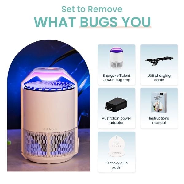 Đèn bắt muỗi Katchy bằng đèn UV cảm biến tự động