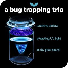  Đèn bắt muỗi Katchy bằng đèn UV cảm biến tự động 