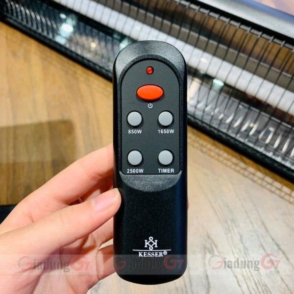 Đèn sưởi nhà tắm Kesser 2500W có điều khiển cho phòng 25m