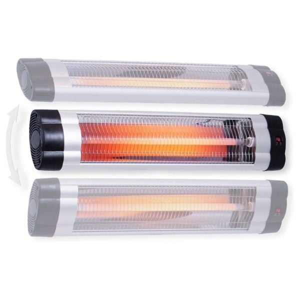 Đèn sưởi nhà tắm Kesser 2500W có điều khiển cho phòng 25m