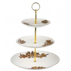  Set Bộ trà Imperial hoa cúc kèm đĩa 3 tầng (1 ấm, 6 bộ tách) 