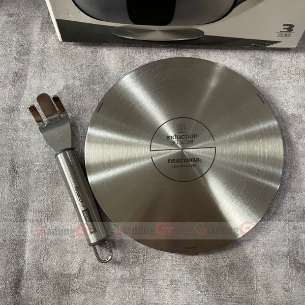 Đĩa chuyển nhiệt cho bếp từ Tescoma và cán inox