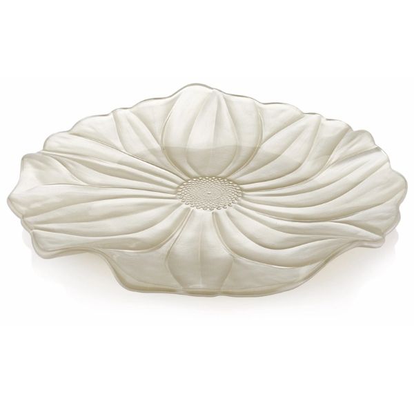 Đĩa IVV Magnolia 37cm cao 5.4cm pha lê cao cấp