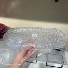  Đĩa oval IVV Diamante Oval Tray 43cmx16cm 