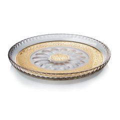 Đĩa pha lê Ales Zverina Cake Romantic 18cm