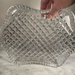 Đĩa pha lê Bohemia Crystal Diamond Cut 30.5cm 