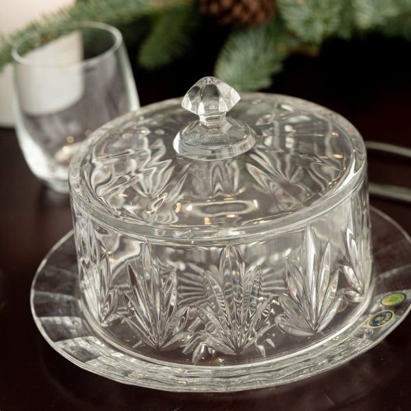 Đĩa pha lê có nắp Bohemia Tulip 23cm